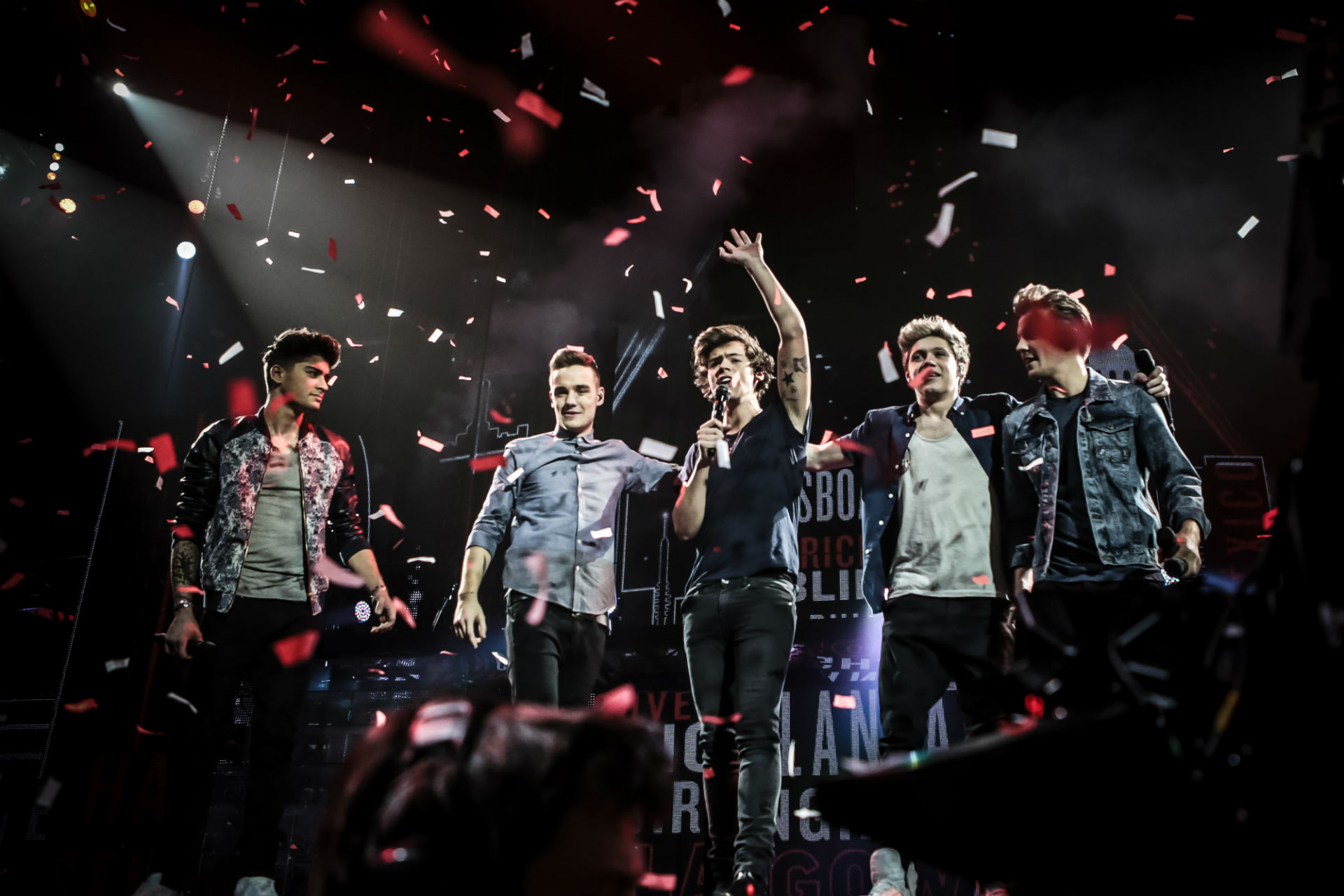 Foto de un concierto de One Direction